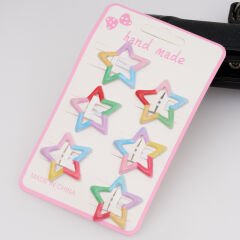 6'LI RENKLİ YILDIZ TOKA KVS-44