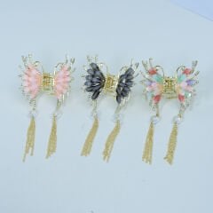 STONE CHAIN METAL BUTTERFLY KVS-104