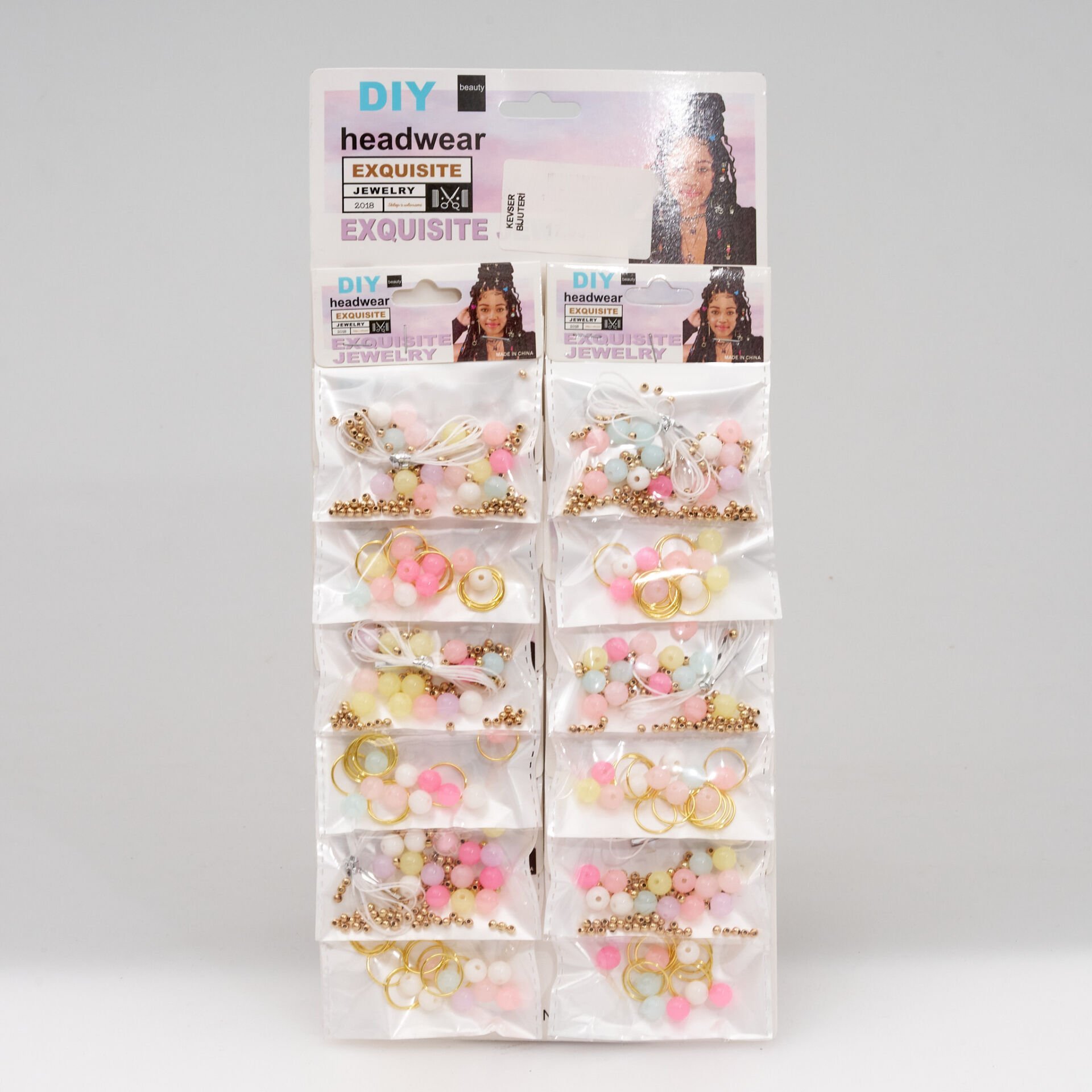 KARTLI SAÇ BONCUĞU KVS-96