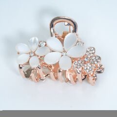 TAŞLI ÇİÇEKLİ METAL MANDAL M-34