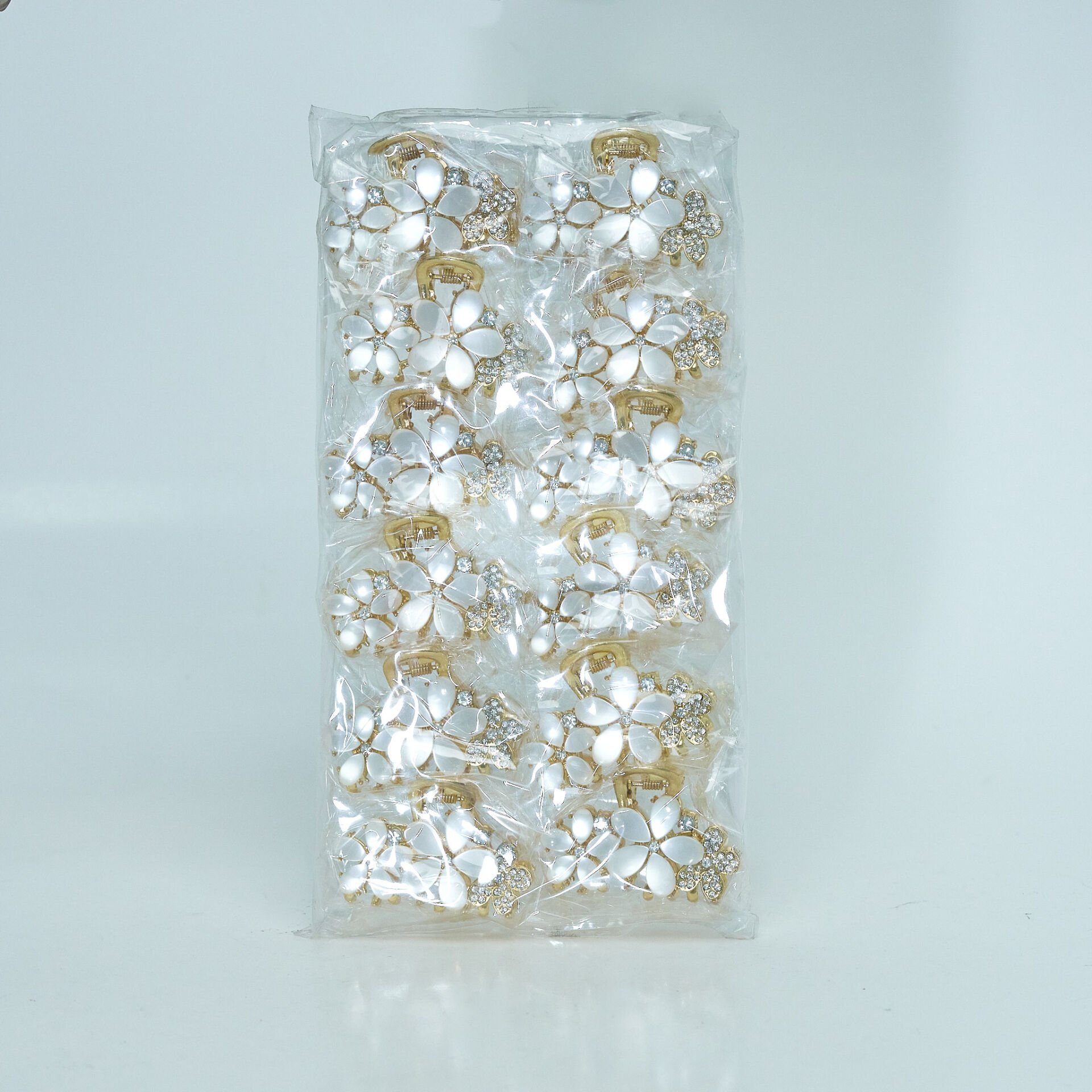 TAŞLI ÇİÇEKLİ METAL MANDAL M-112