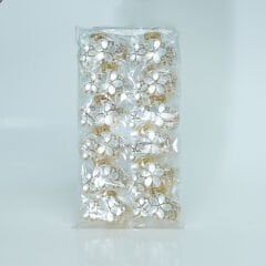 TAŞLI ÇİÇEKLİ METAL MANDAL M-112