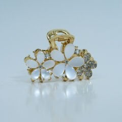 TAŞLI ÇİÇEKLİ METAL MANDAL M-112