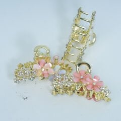 ÇİÇEKLİ  METAL MANDAL M-112