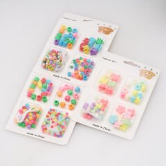 4-PIECE CARD HAIR BEADS KVS-97