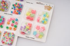 4-PIECE CARD HAIR BEADS KVS-97