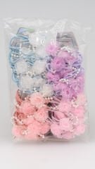 20'Lİ GÜLLÜ LASTİK TOKA KVS-40