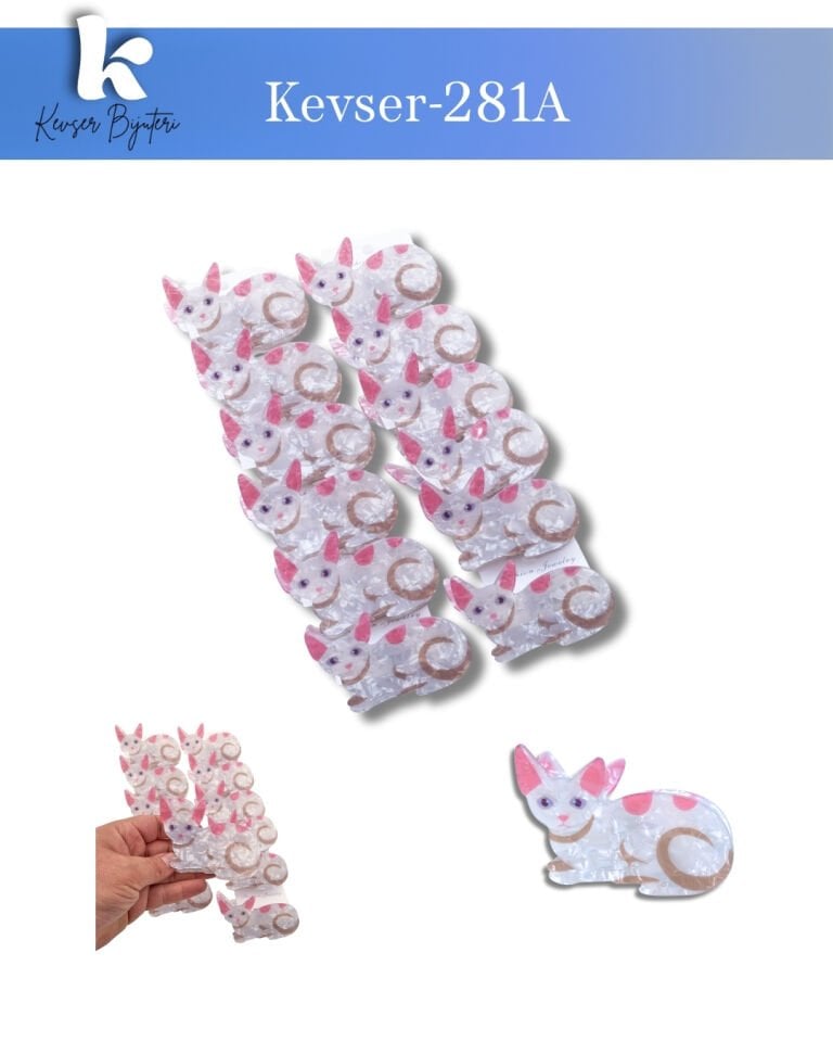 FİGÜRLÜ KEMİK MANDAL KVS-281-A