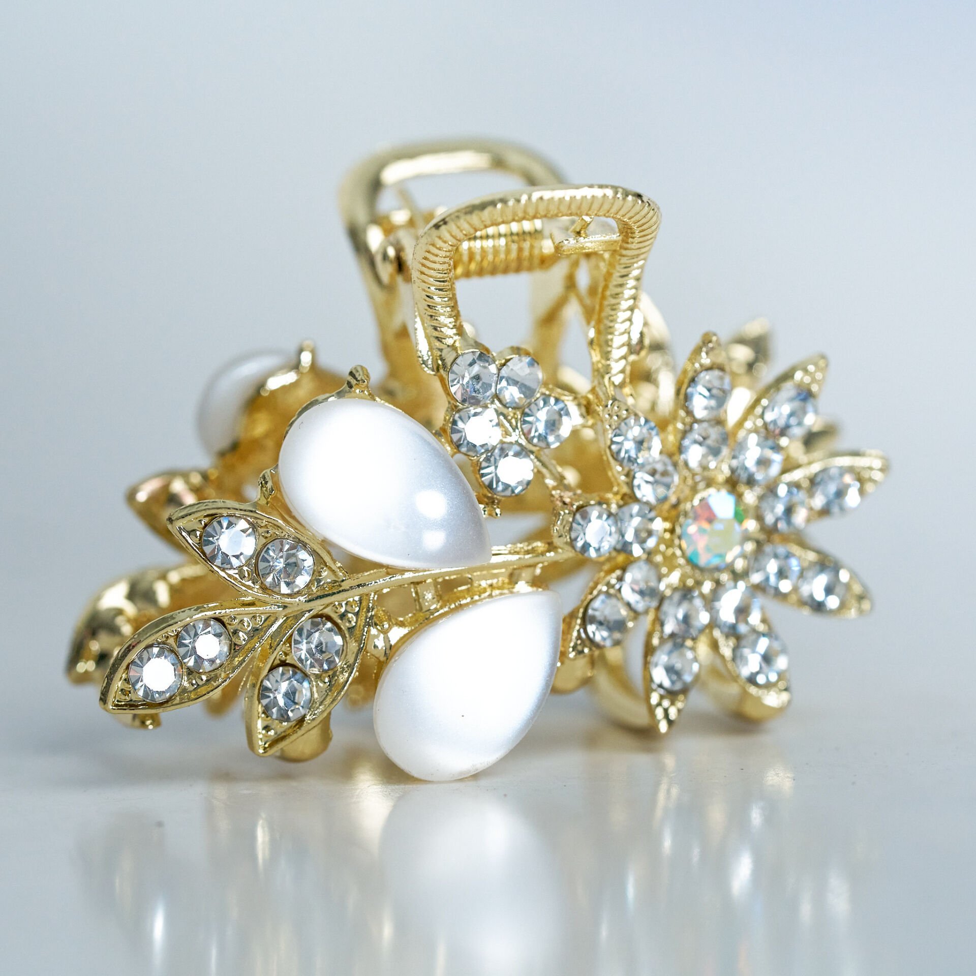 TAŞLI ÇİÇEKLİ ORTA BOY MANDAL KVS-60-B