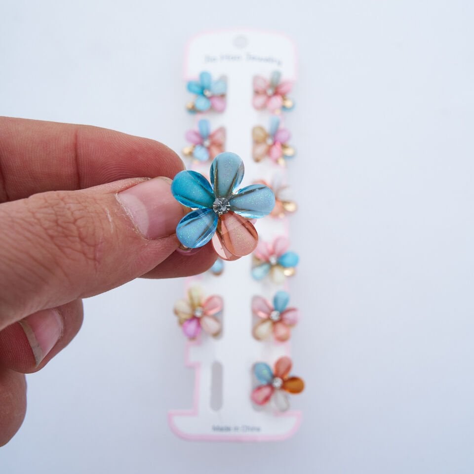 MİNİ ÇİÇEKLİ MANDAL KVS-245