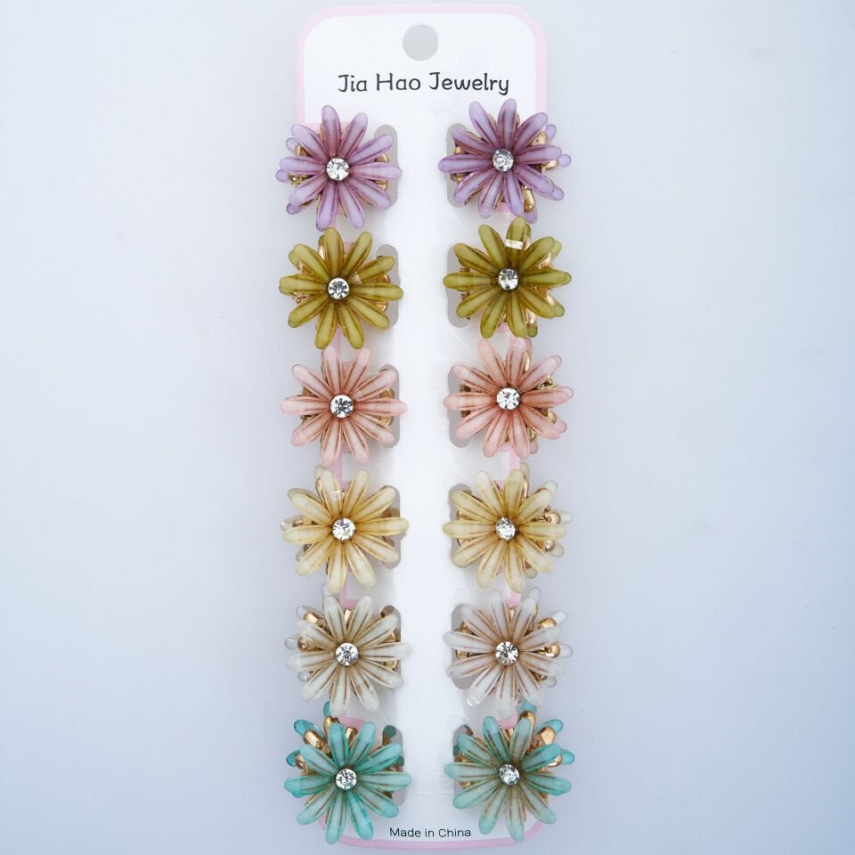 ÇİÇEKLİ  METAL MANDAL M-2