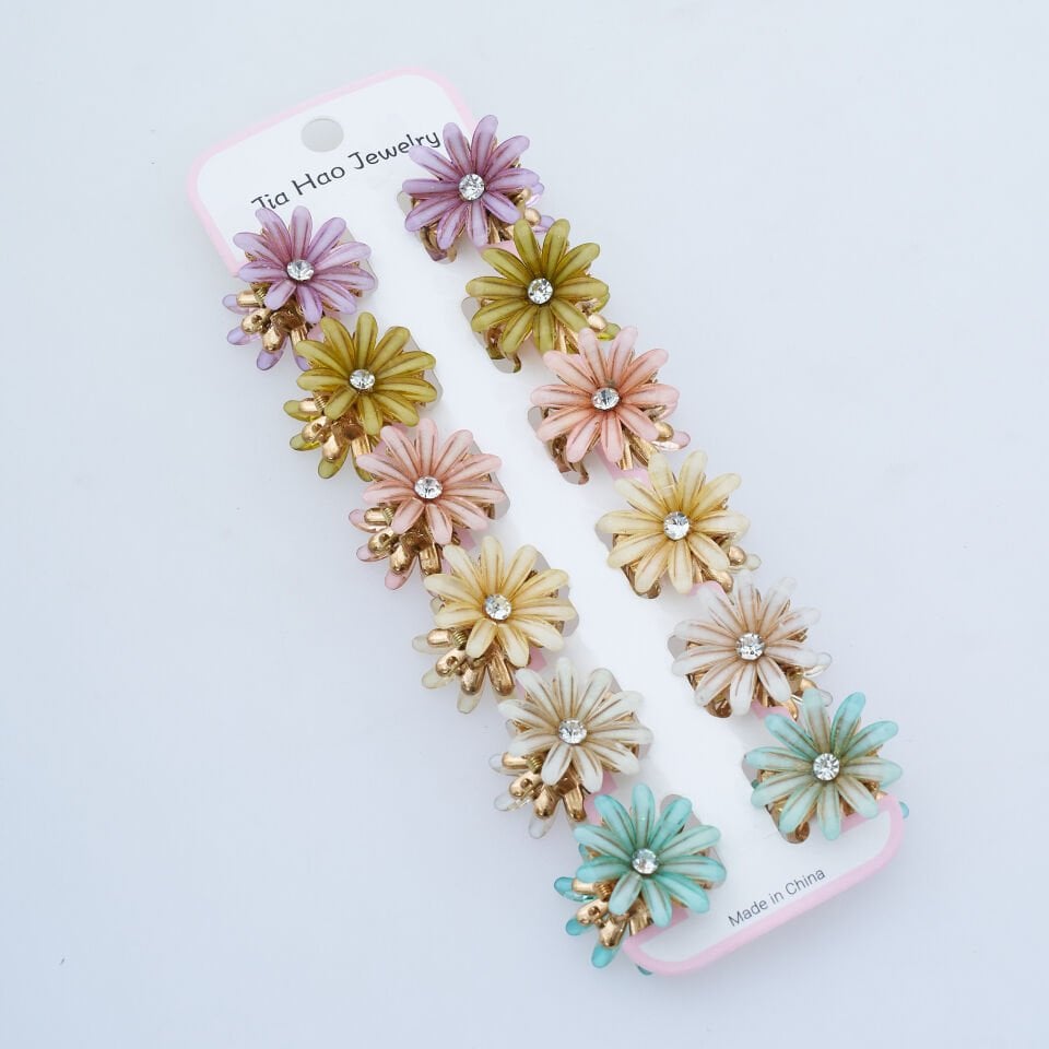 ÇİÇEKLİ  METAL MANDAL M-2