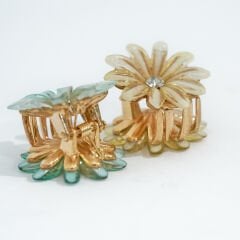 ÇİÇEKLİ  METAL MANDAL M-2