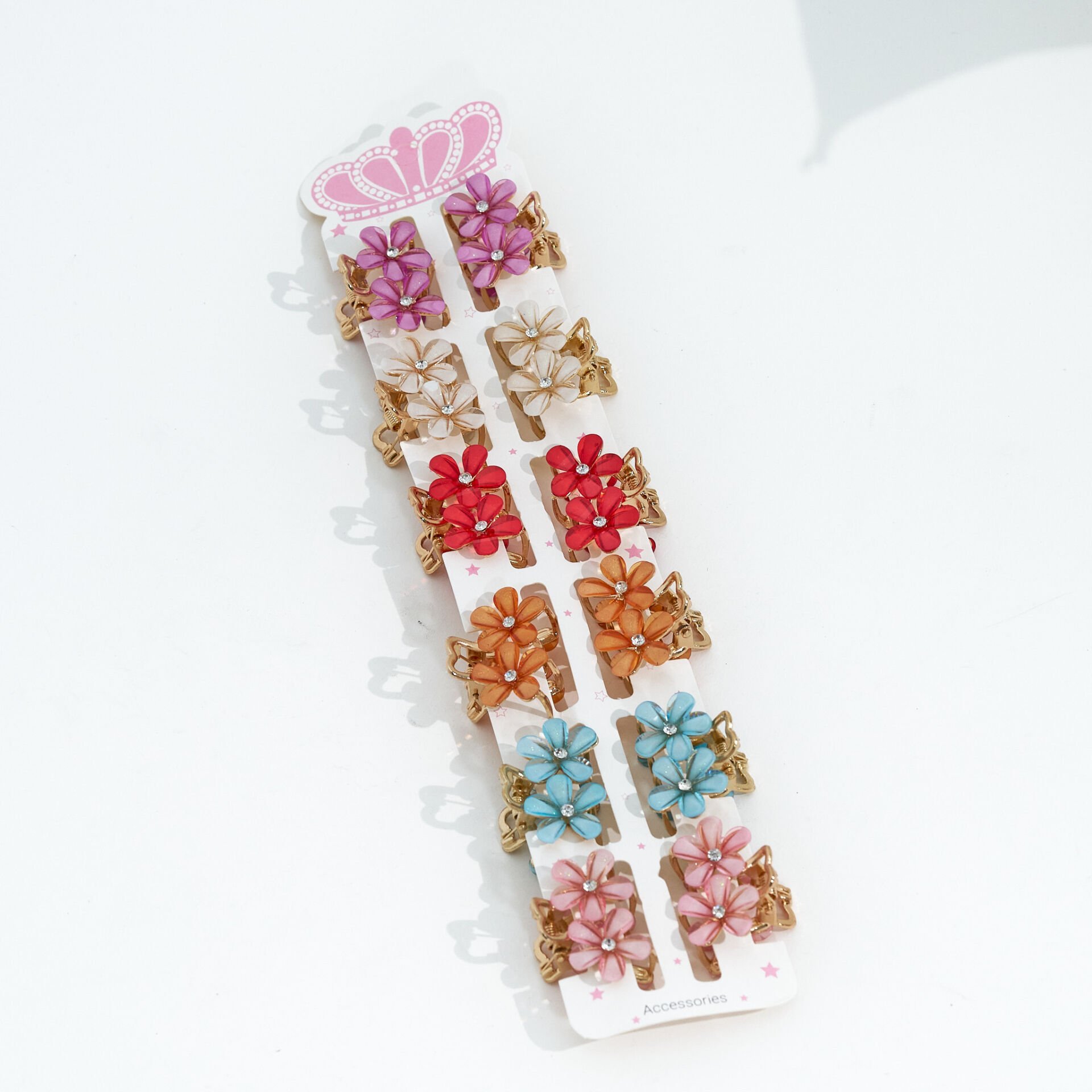 ÇİFT ÇİÇEKLİ METAL MANDAL M-1