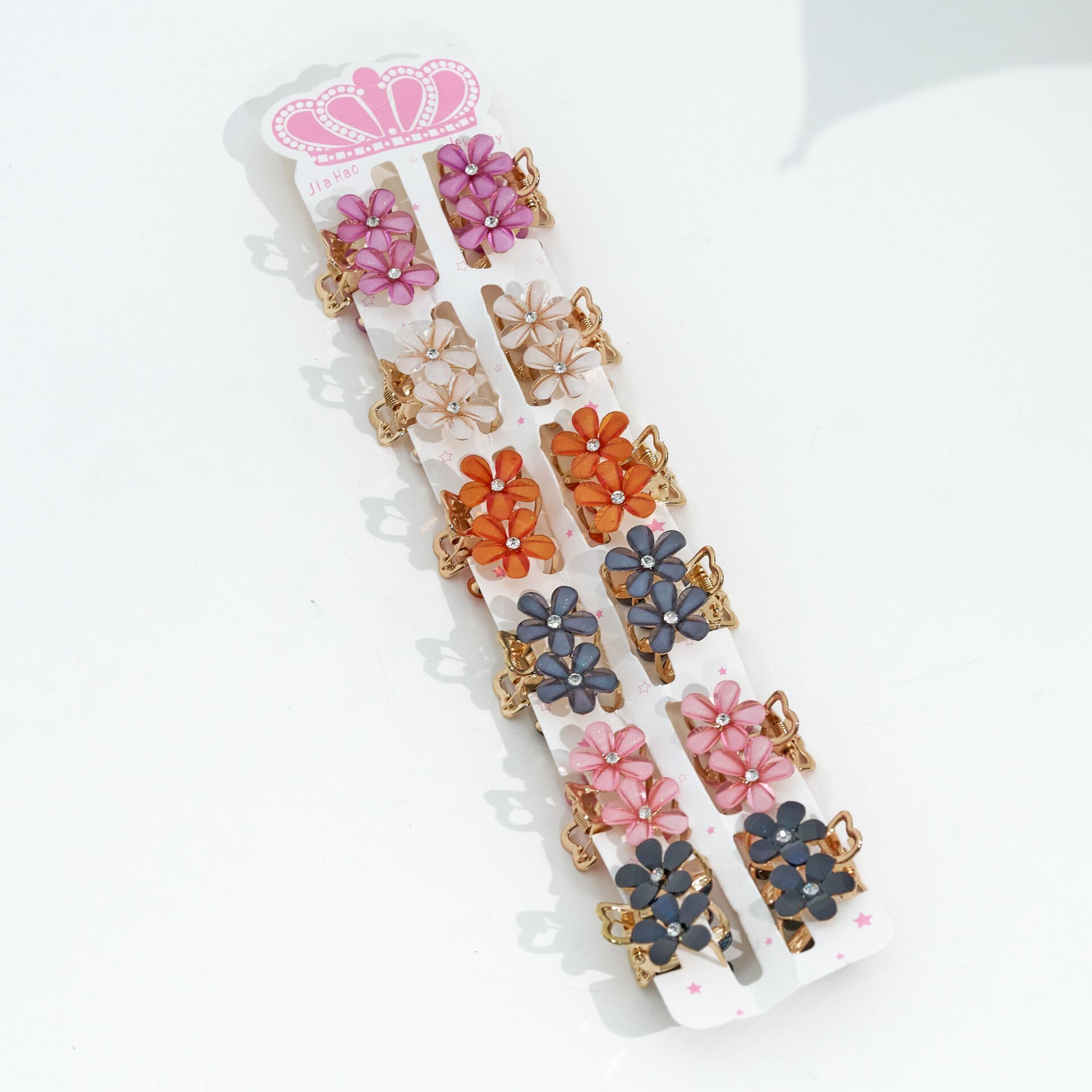 ÇİFT ÇİÇEKLİ METAL MANDAL KVS-244