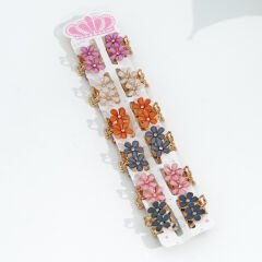 ÇİFT ÇİÇEKLİ METAL MANDAL KVS-244