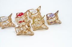 KALPLİ TAŞLI METAL MANDAL M-29