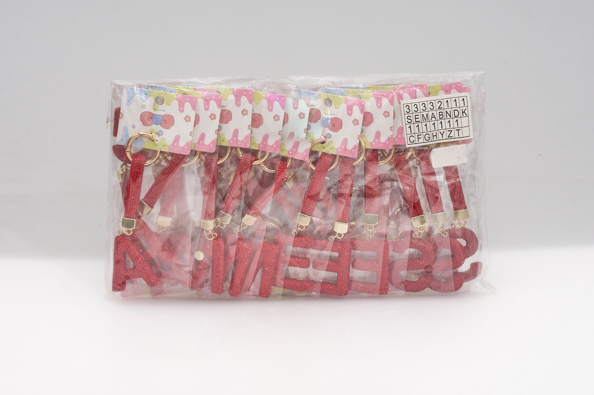 TAŞLI HARF LÜKS ANAHTARLIK KVS-A-69-E