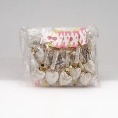 TAŞLI KALPLİ LÜKS ANAHTARLIK KVS-A-71