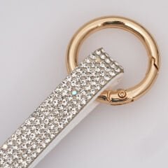 TAŞLI KALPLİ LÜKS ANAHTARLIK KVS-A-71