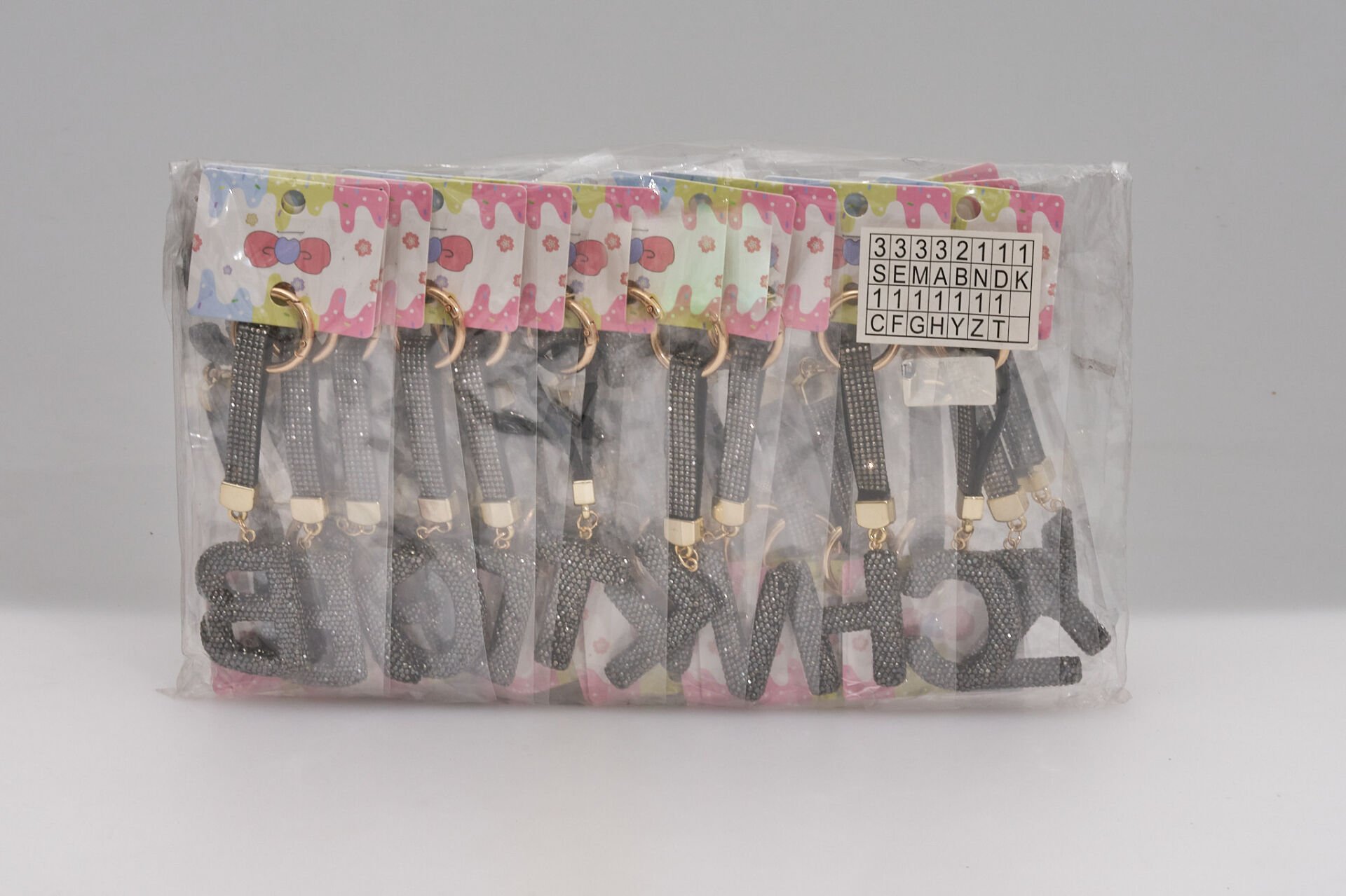 TAŞLI HARF LÜKS ANAHTARLIK KVS-A-69-A