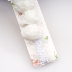 BEYAZ GÜLLÜ ÇOCUK BANDAJ KVS-80