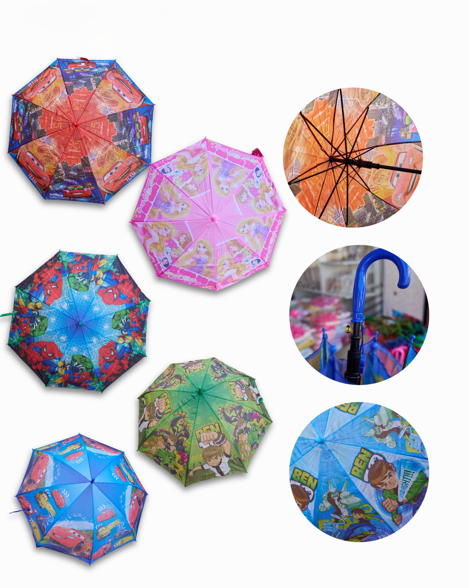 KUMAŞ ÇOCUK ŞEMSİYESİ KARAKTERLİ