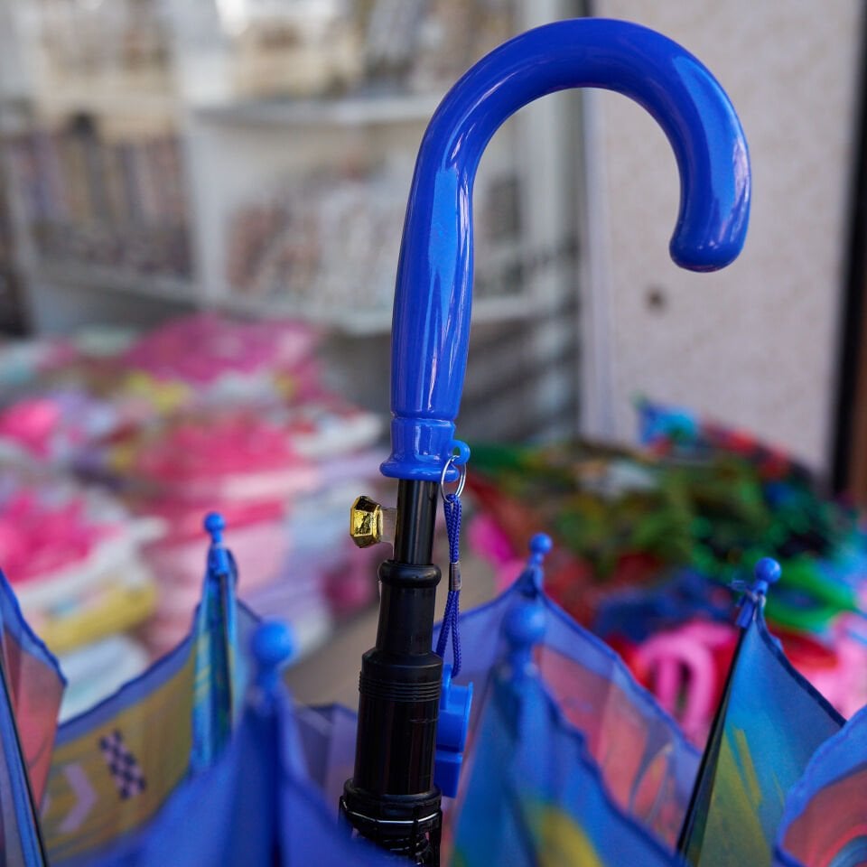 KUMAŞ ÇOCUK ŞEMSİYESİ KARAKTERLİ