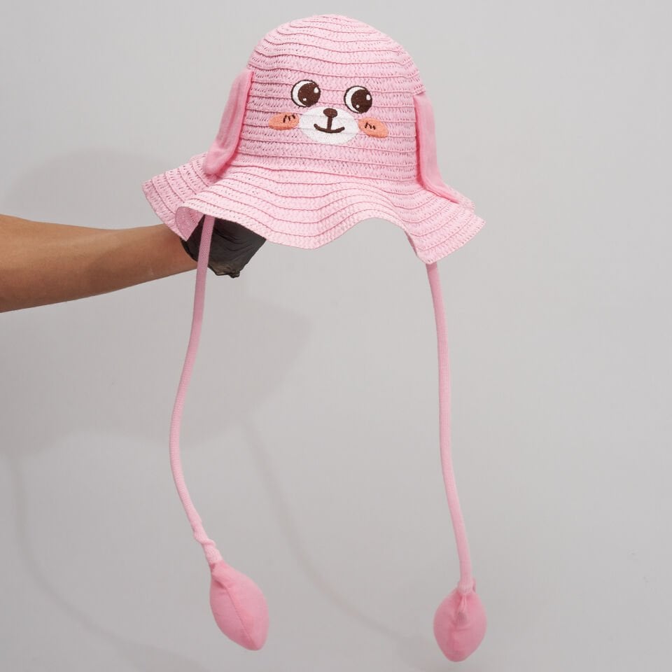 PRINTED CHILDREN'S STRAW HAT KVS-022