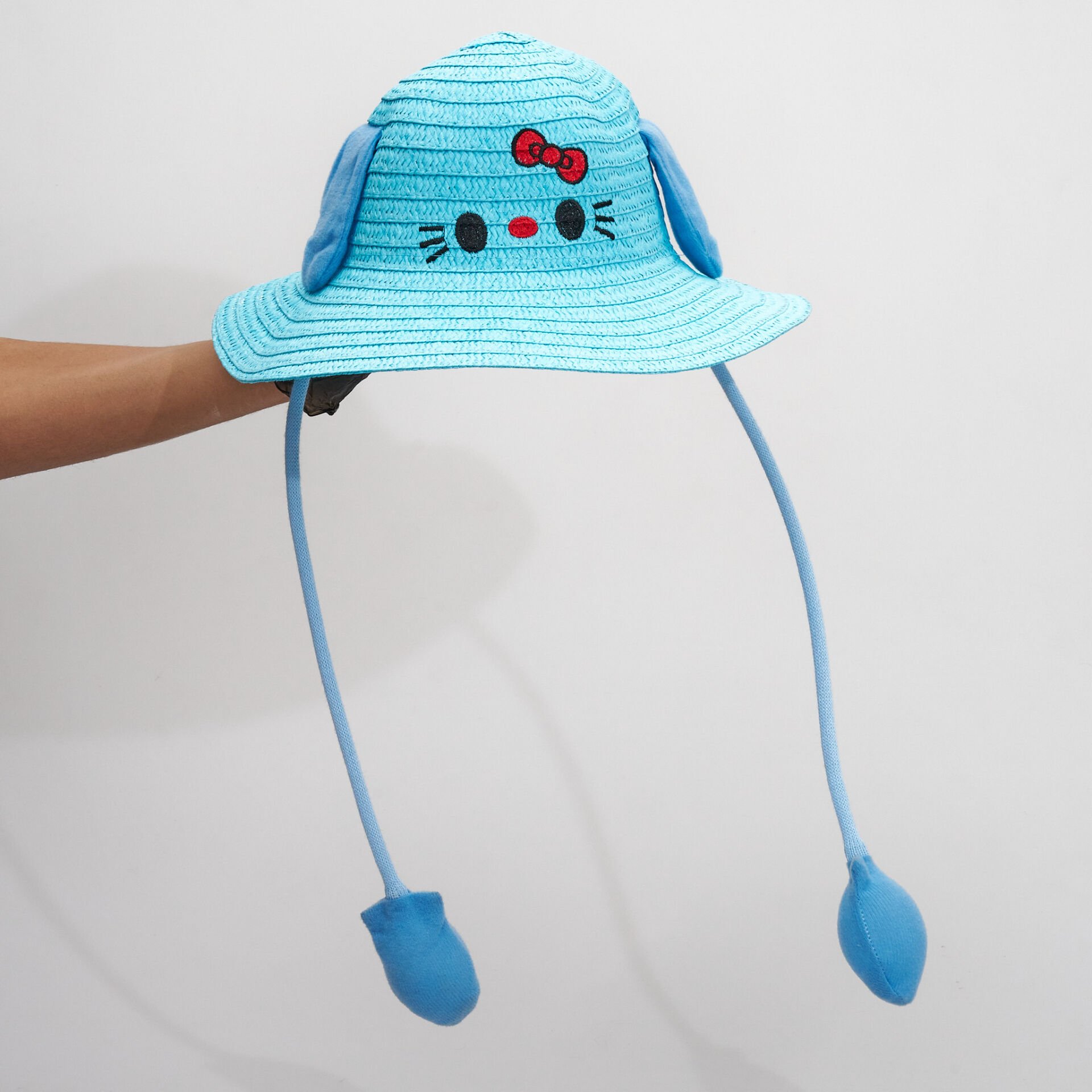 BASMALI ÇOCUK HASIR ŞAPKA KVS-021