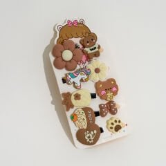 CARD FIGURE CHILDREN SET BUCKLE KVS-127