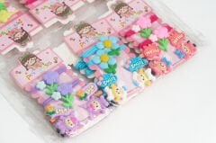 CARD FIGURED CHILDREN SET BUCKLE S-14