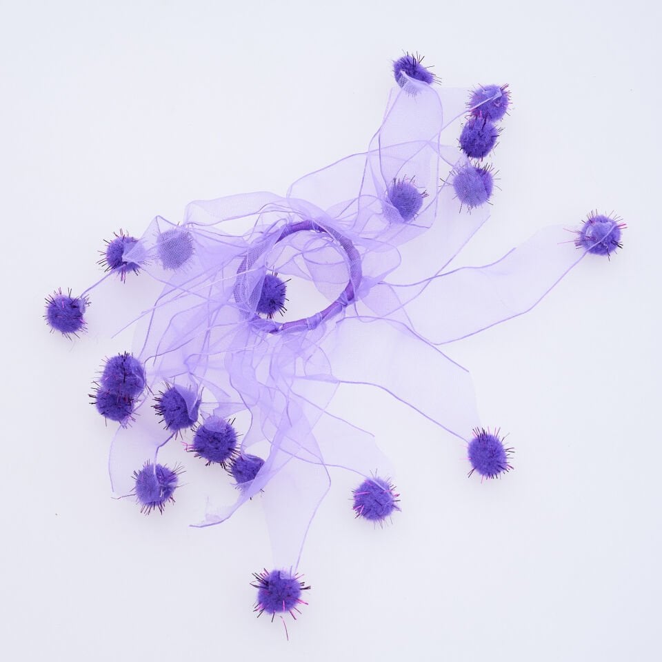 TÜLLÜ PONPONLU HAVLU TOKA L-29