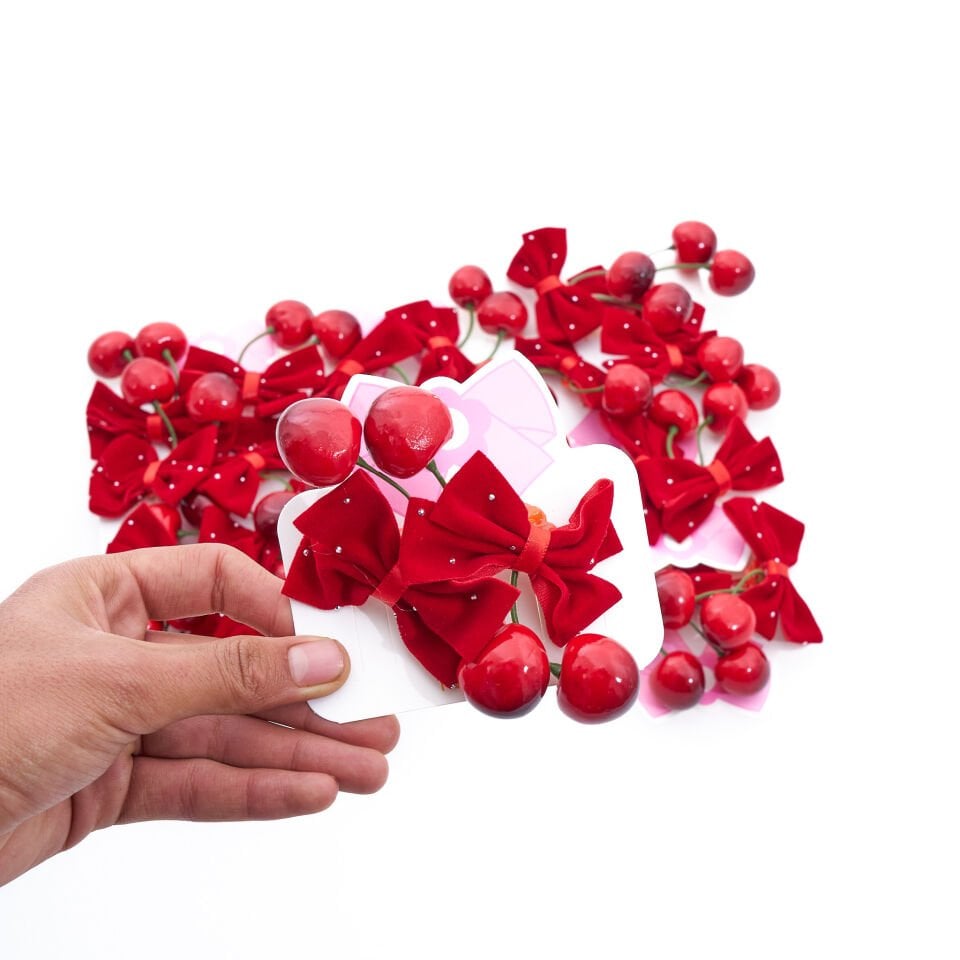 İKİLİ KİRAZ LASTİK TOKA L-15