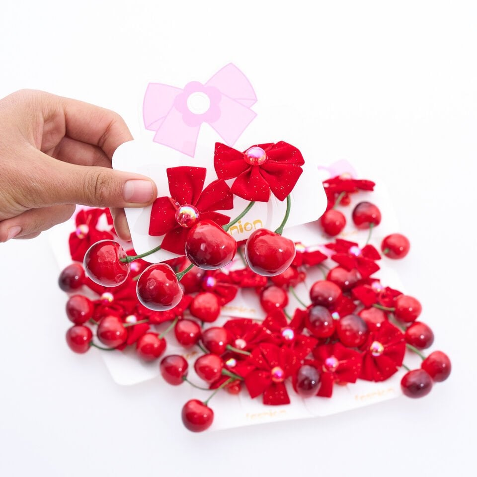 İKİLİ KİRAZ LASTİK TOKA L-15