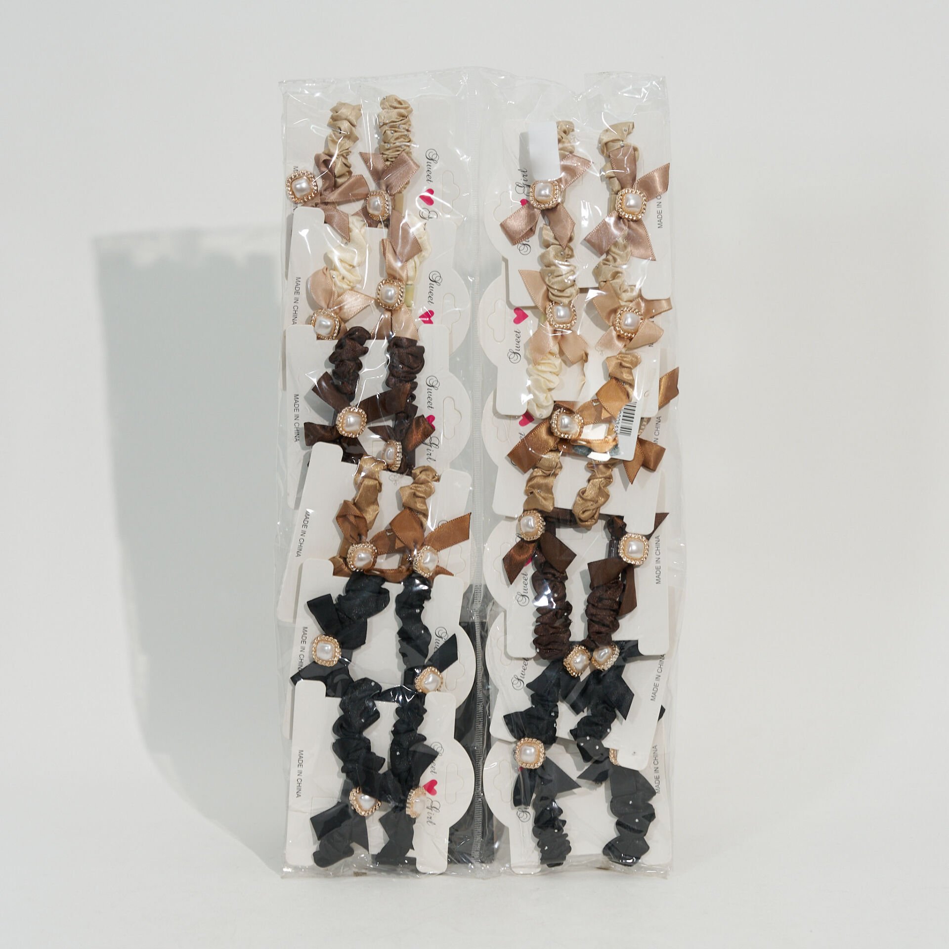 KARTLI İKİLİ BAYAN LASTİK TOKA KVS-91