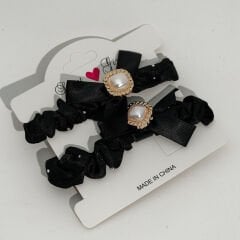 KARTLI İKİLİ BAYAN LASTİK TOKA KVS-91