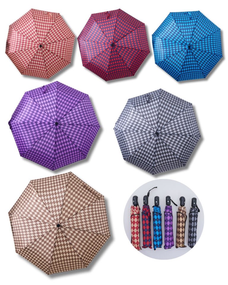 TAM OTOMATİK RENKLİ ŞEMSİYE S-5