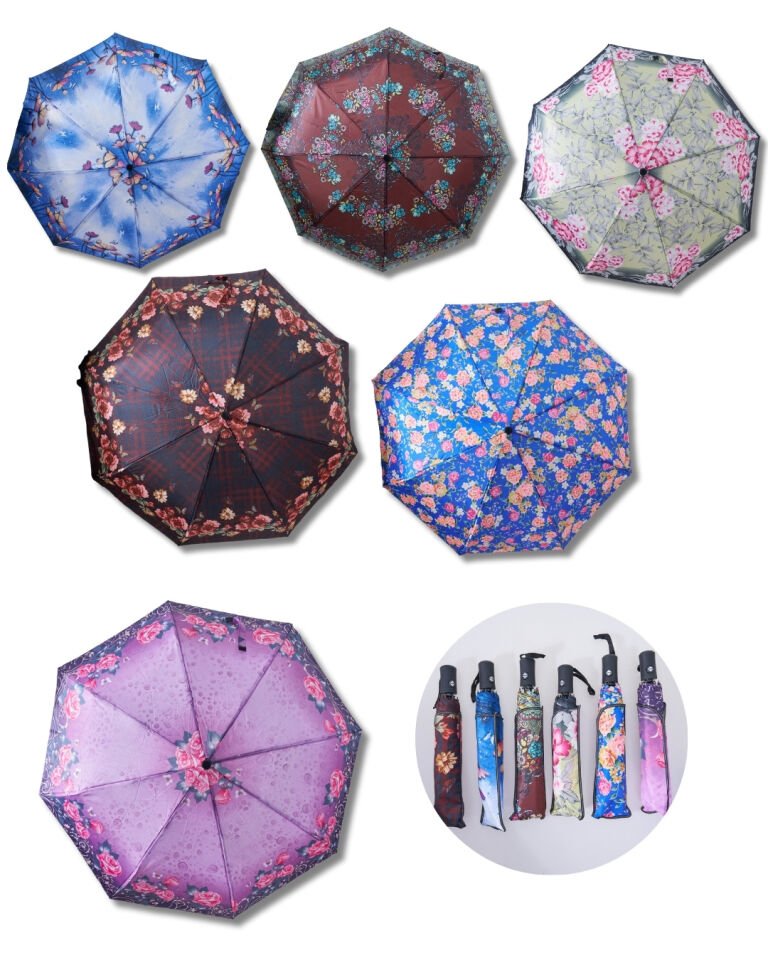 TAM OTOMATİK RENKLİ ŞEMSİYE S-6