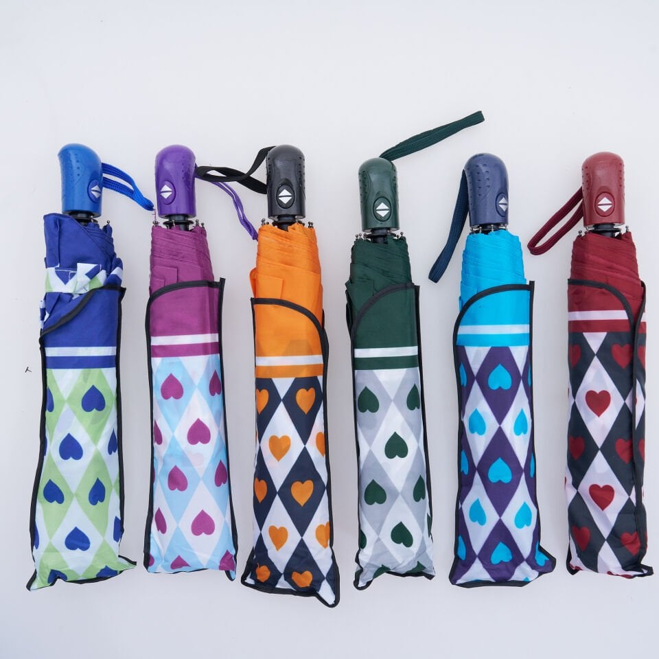 TAM OTOMATİK RENKLİ ŞEMSİYE S-4