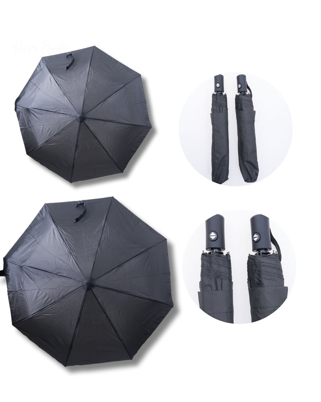 TAM OTOMATİK SİYAH ŞEMSİYE S-2