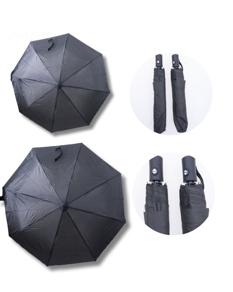 TAM OTOMATİK SİYAH ŞEMSİYE S-2