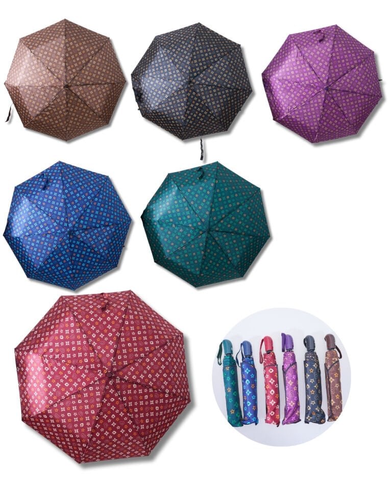 TAM OTOMATİK RENKLİ ŞEMSİYE S-8