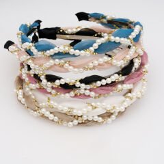 PEARL FABRIC WOMEN'S CROWN KVS-206