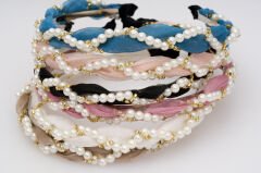 PEARL FABRIC WOMEN'S CROWN KVS-206