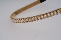 WOMEN'S CROWN WITH PEARLS KVS-144